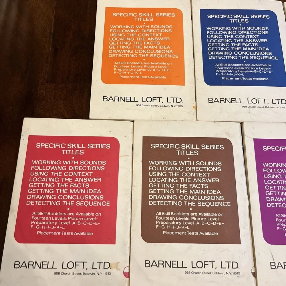 Vintage Specific Skill Series Book Lot Picture Level RICHARD BONING Barnell #1